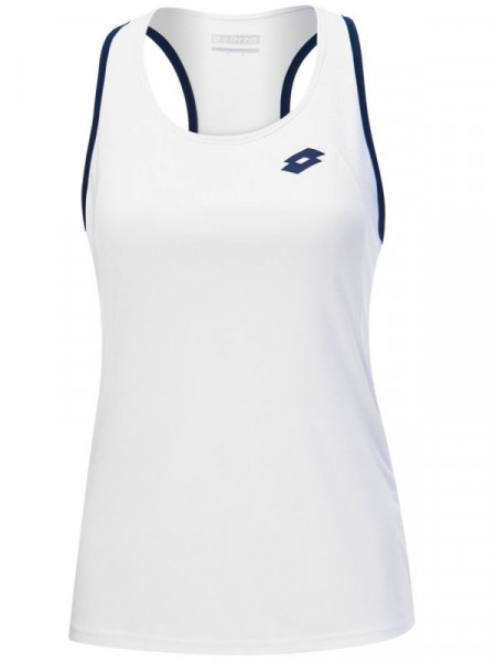 Damski top tenisowy Lotto Squadra W II Tank PL - bright white