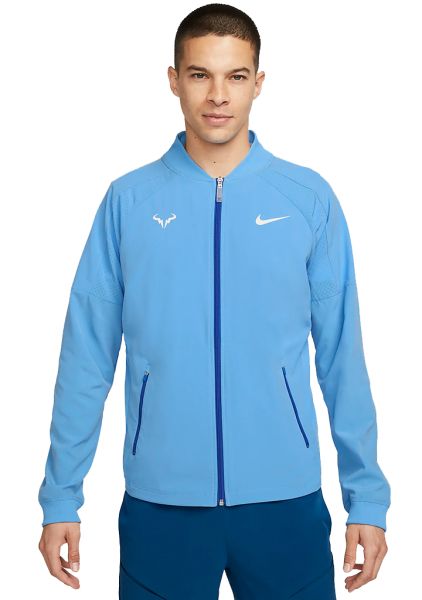 Pánská tenisová mikina Nike Court Dri-Fit Rafa Jacket - university blue/white