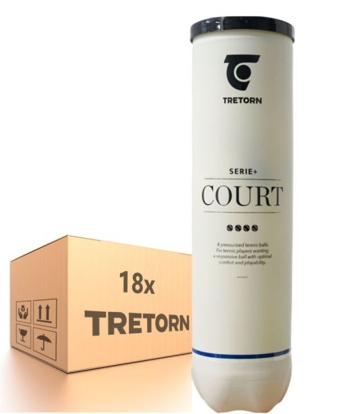 Teniso kamuoliukų dėžė Tretorn Serie+ Court - 18 x 4B