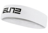 Bentiță cap Nike Elite Headband - white/black