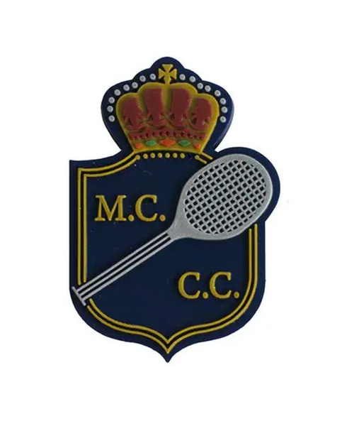 Gadget Monte-Carlo Country Club MCCC Logo Magnet - blue