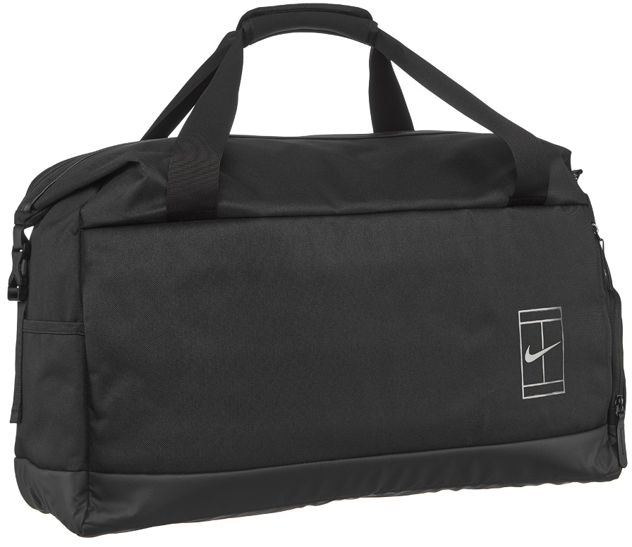 Tennis Bag Nike Court Advantage Duffel Bag - black | Tennis Zone ...