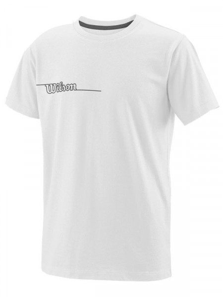 Koszulka chłopięca Wilson Team II Tech Tee Youth - white