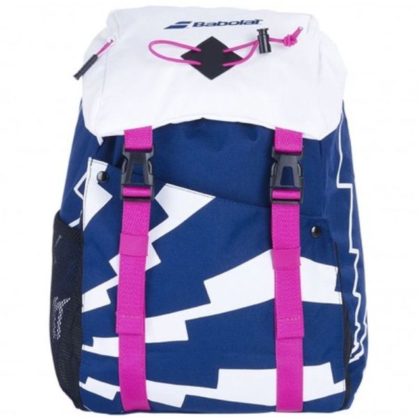 Batoh na tenis Babolat Backpack Junior Badminton - blue/white/pink