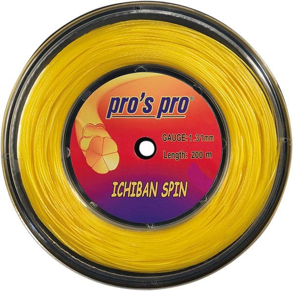 Tennis String Pro's Pro Ichiban Spin Gold (200 m)