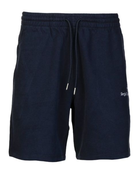 Shorts de tennis pour hommes Sergio Tacchini Specchio Bermuda Shorts - Bleu