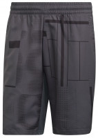Meeste tennisešortsid Adidas Club 9in Graphshort - grey six/black