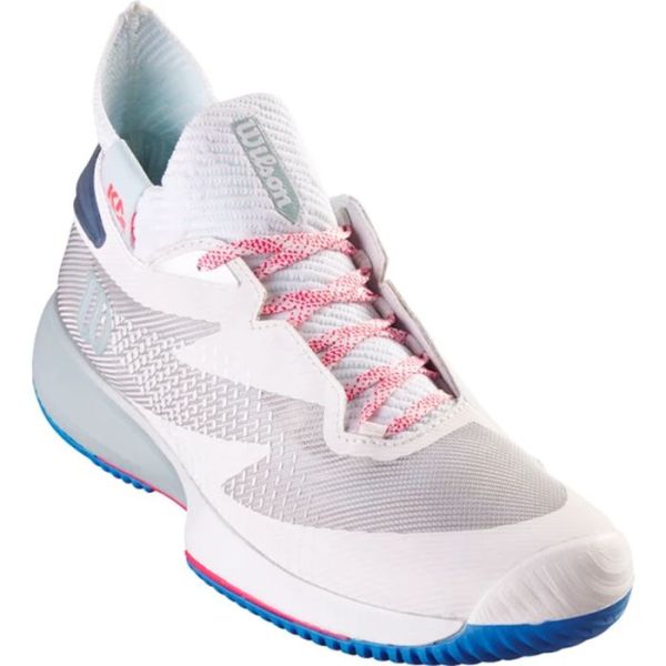 Chaussures de tennis pour femmes Wilson Kaos Rapide SFT W - white/cooling spray/french blue