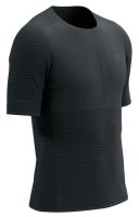 Férfi póló Compressport Pro Racing Short Sleeve - Fekete