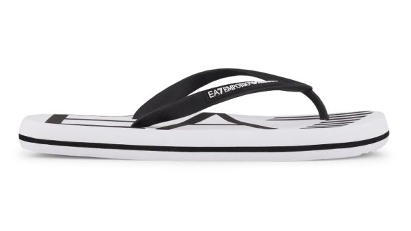 Papucs EA7 Unisex Plastic Shoes Beachwear - white/black