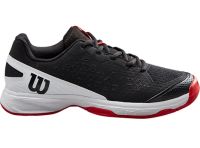 Tenisice za djecu Wilson Rush Pro JR L - black/white/wilson red Tenisice za djecu Wilson Rush Pro JR L - black/white/wilson red