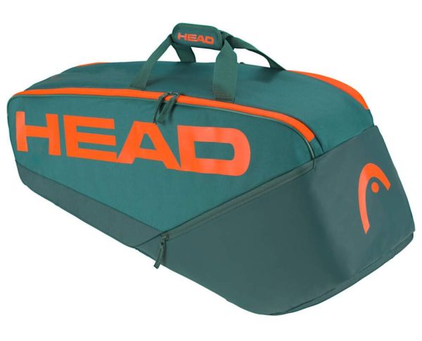 Tenisová taška Head Pro Racquet Bag M - dark cyan/fluo orange
