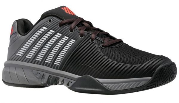 Zapatillas de tenis para hombre K-Swiss Express Light 2 Men - jet black/steel gray/spicy orange