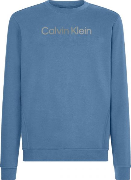 Férfi tenisz pulóver Calvin Klein PW Pullover - copen blue
