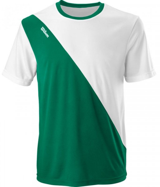 Herren Tennis-T-Shirt Wilson Team II Crew M - team green