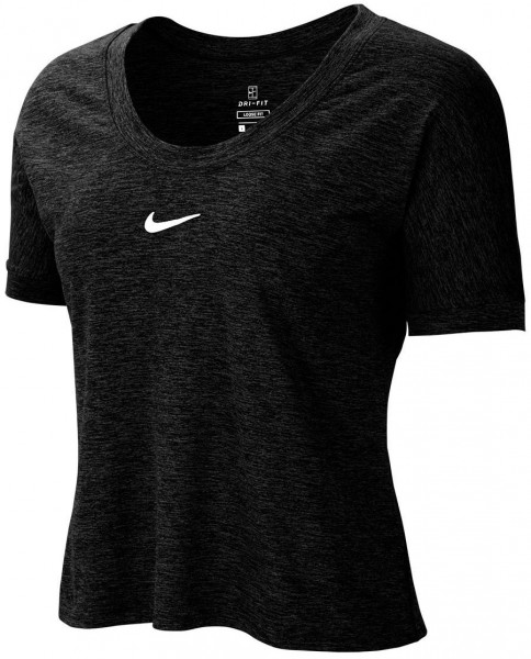  Nike Court Dry Elevated Essential Top - black/white