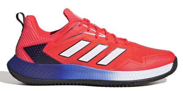 Herren-Tennisschuhe Adidas Defiant Speed Clay - solar red/footwear white/lucid blue
