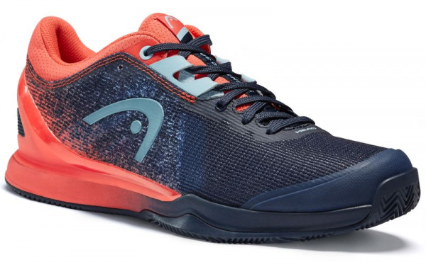 Damskie buty tenisowe Head Sprint Pro 3.0 Clay Women - dressblue/coral