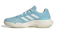 Sieviešu tenisa apavi Adidas GameCourt 2 W - light aqua/off white/bright red Sieviešu tenisa apavi Adidas GameCourt 2 W - light aqua/off white/bright red