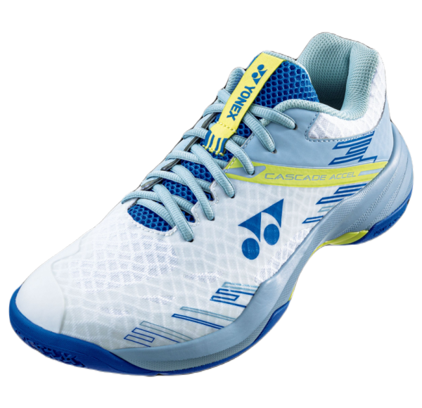 Chaussures de badminton/squash pour hommes Yonex Power Cushion Cascade Accel - smoke blue/white