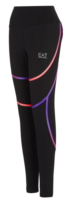 Women's leggings EA7 Woman Jersey Leggings - black