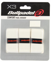 Owijki tenisowe Bullpadel Comfort Padel Overgrip GB 1200 3P - Biały