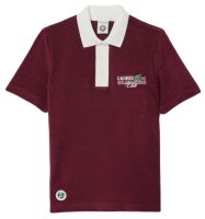 Dámska polokošeľa Lacoste Roland Garros Edition Terry Knit Tennis Polo Shirt - Červený