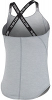 Marškinėliai mergaitėms Nike Dry Tank Elastika - wolf grey/black/black Marškinėliai mergaitėms Nike Dry Tank Elastika - wolf grey/black/black