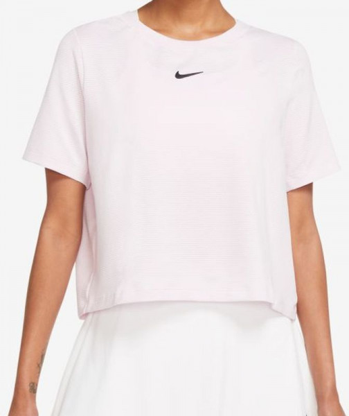  Nike Court Dri-Fit Advantage Top SS W - regal pink/black