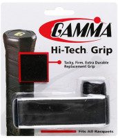 Tenisz markolat - csere Gamma Hi-Tech Grip  1P - black