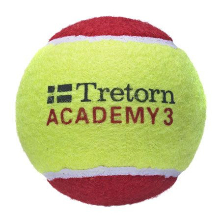 Juniorskie piłki tenisowe Tretorn Red Felt Academy 3 36B