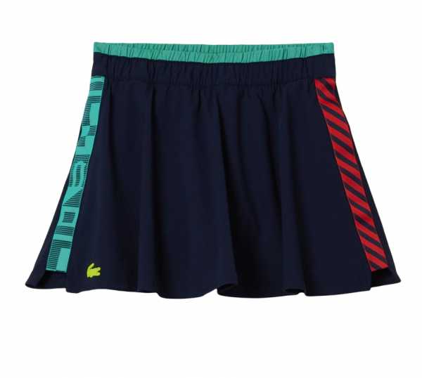  Lacoste SPORT Built-In Shorty Tennis Skirt - navy blue/green