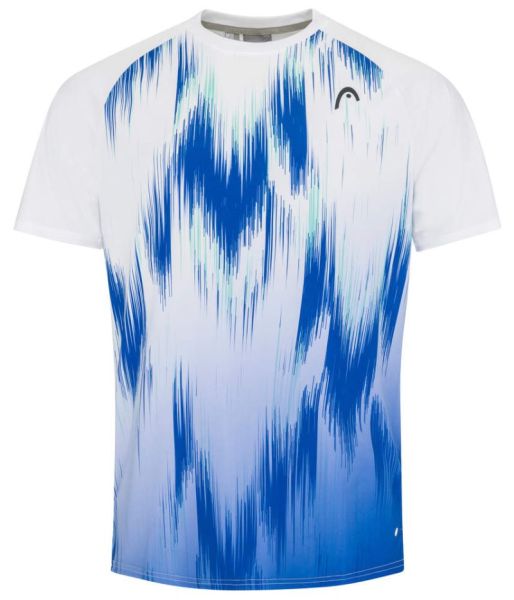 Teniso marškinėliai vyrams Head Topspin T-Shirt - white/print vision