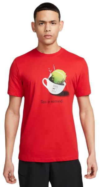 Мъжка тениска Nike Dri-Fit Tennis T-Shirt - university red