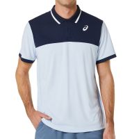 Herren Tennispoloshirt Asics Court Polo Shirt - soft sky/midnight