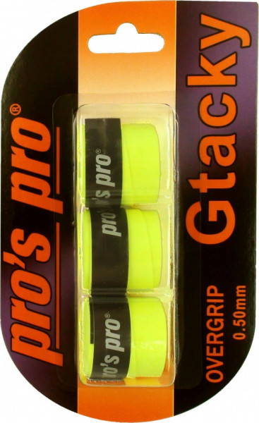 Overgrip Pro's Pro G Tacky 3P - lime