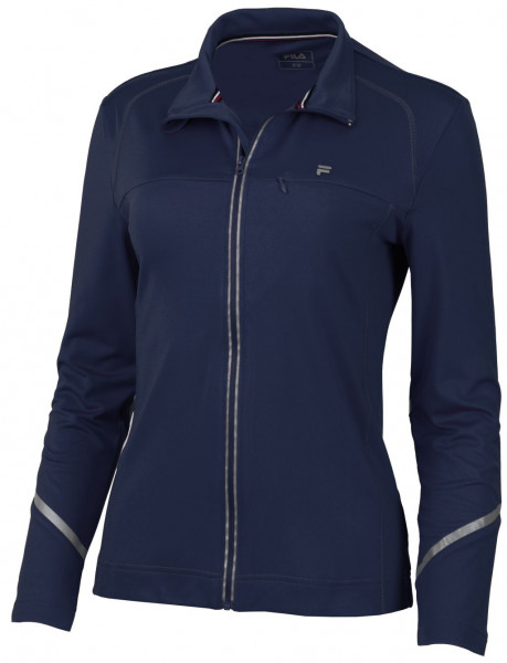 Damen Tennissweatshirt Fila Jacket Anna W - peacoat blue