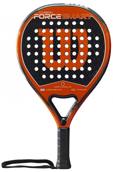 Padel racket Wilson Carbon Force Smart - black/orange