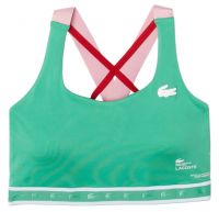 Γυναικεία Μπουστάκι Lacoste SPORT Criss-Crossing Straps Sports Bra - green/pink/red
