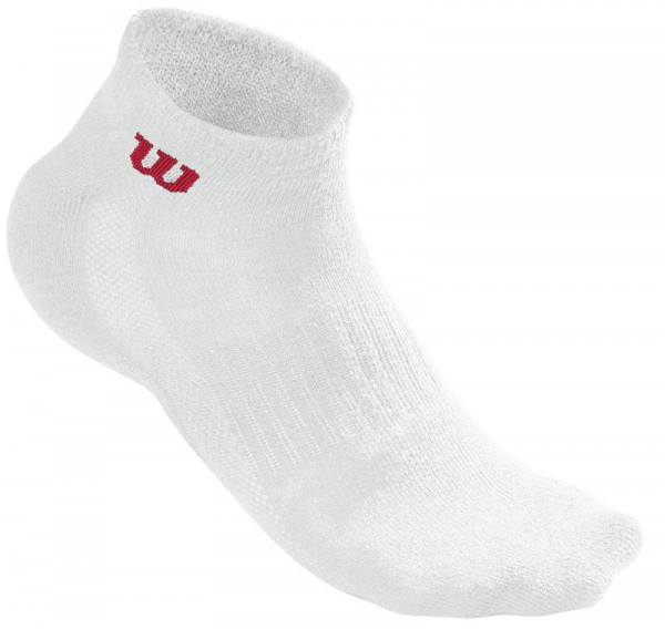  Wilson Men's Quarter Sock 3pr/pk - 3 pary/white