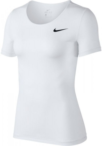  Nike Pro SS All Over Mesh Top - white