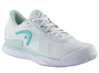 Chaussures de tennis pour femmes Head Sprint Pro 3.5 Clay - white/aqua