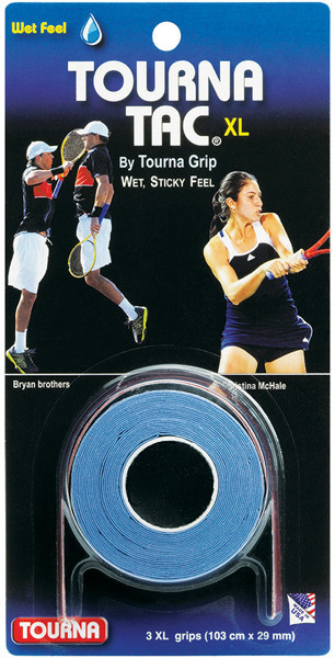 Owijki tenisowe Tourna Tac XL 3P - blue