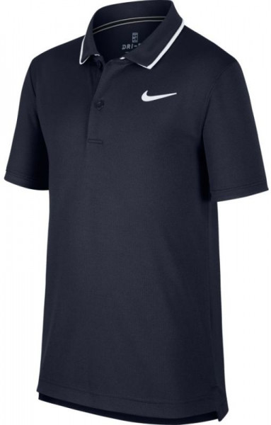 Maglietta per ragazzi Nike Court B Dry Polo Team - obsidian/white