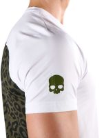 Teniso marškinėliai vyrams Hydrogen Panther Tech T-Shirt - white/military green Teniso marškinėliai vyrams Hydrogen Panther Tech T-Shirt - white/military green