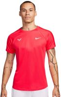 Men's T-shirt Nike Rafa Challenger Dri-Fit Tennis Top - siren red/white