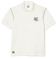 Herren Tennispoloshirt Lacoste Sport Roland Garros Edition Pique Polo Shirt - white