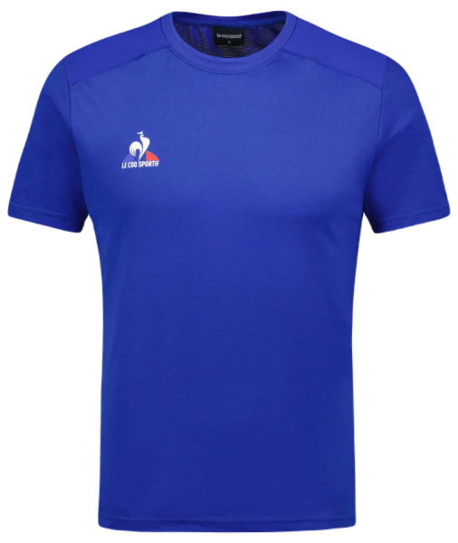 Pánske tričko Le Coq Sportif Tennis T-Shirt Short Sleeve N°4 - Modrý