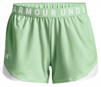 Shorts de tenis para mujer Under Armour Women's UA Play Up Shorts 3.0 - aqua foam/white