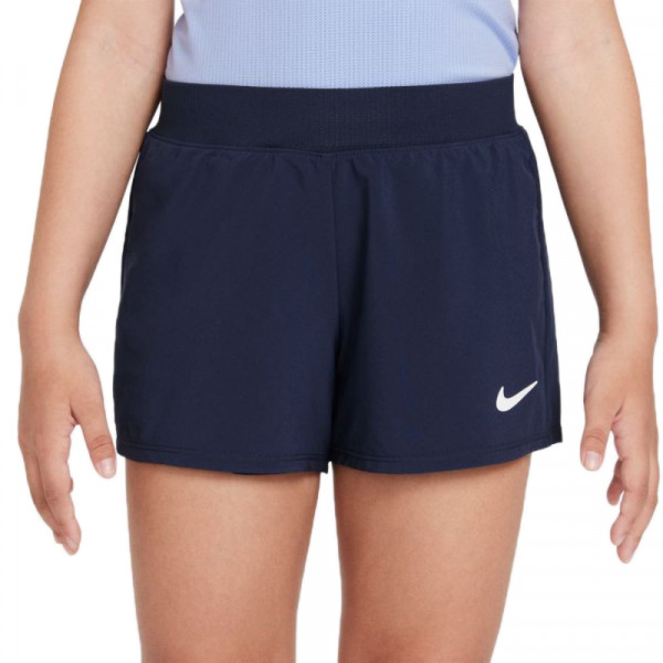 Dievčenské šortky Nike Court Dri-Fit Victory Short G - obsidian/white